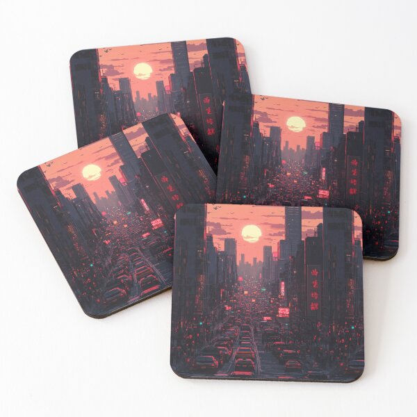 Item preview, Neon Sunset Gridlock designed and sold by SayItWithYours.