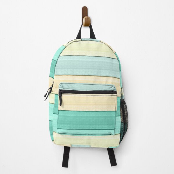 Item preview, Pastel Mint and Peach Striped pattern designed and sold by DesignYourWaystore.