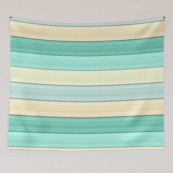 Item preview, Pastel Mint and Peach Striped pattern designed and sold by DesignYourWaystore.