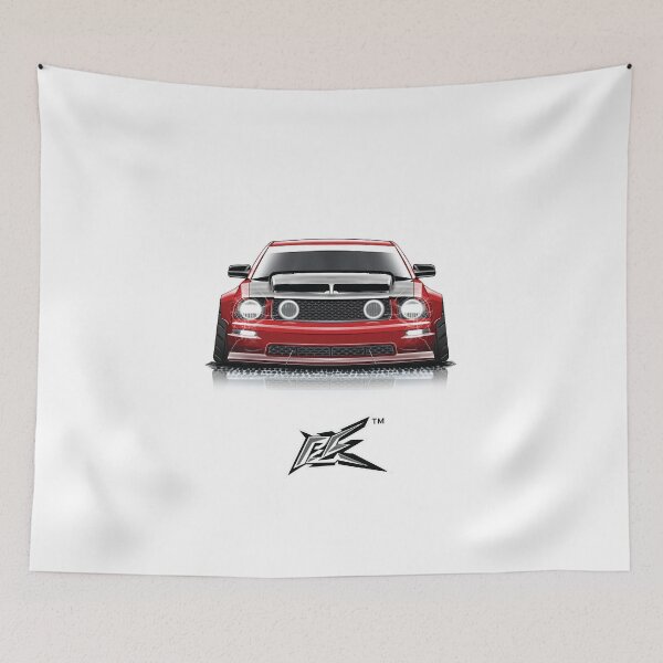 Item preview, ford mustang s197 widebody red designed and sold by NaquashM.