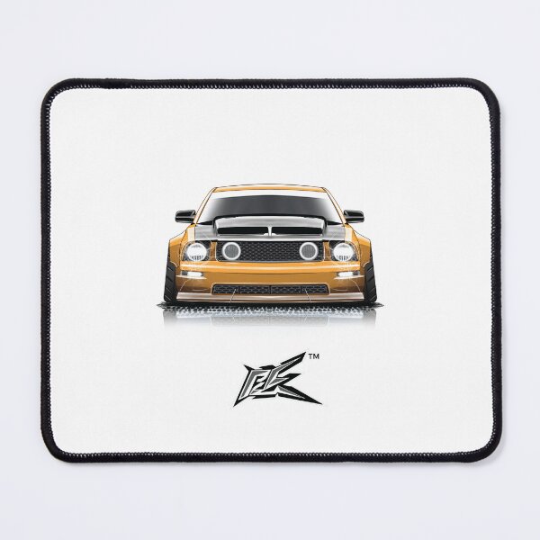 Item preview, ford mustang s197 widebody yellow  designed and sold by NaquashM.