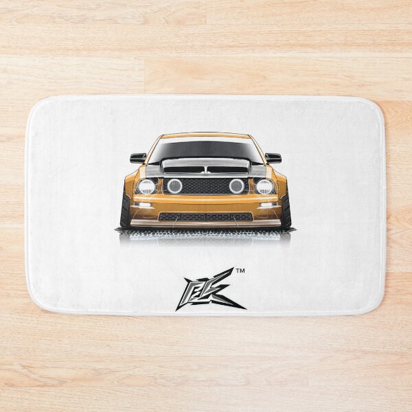 Item preview, ford mustang s197 widebody yellow  designed and sold by NaquashM.