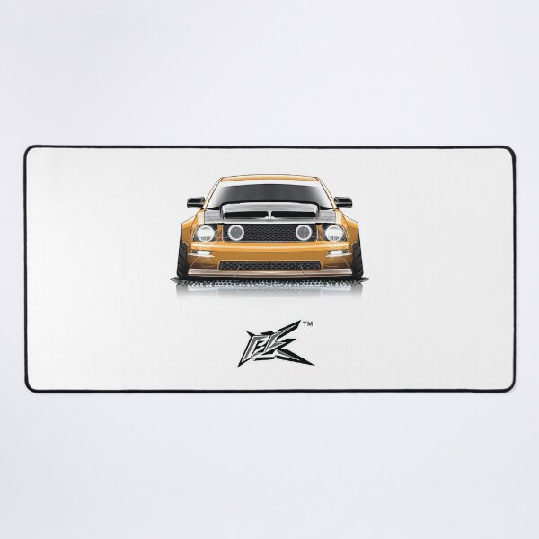 Item preview, ford mustang s197 widebody yellow  designed and sold by NaquashM.