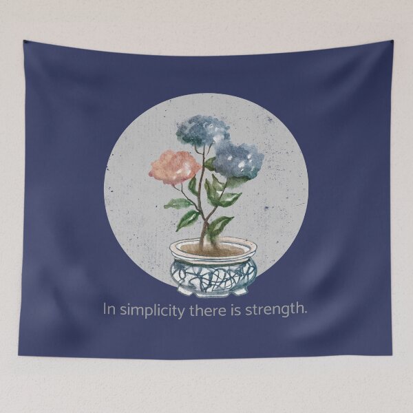 Item preview, In simplicity there is strength - Japanese Bonsai Zen designed and sold by Circle-Cats.