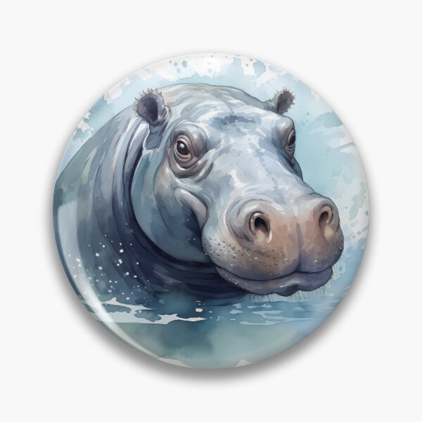 Item preview, Hippo Art #11 | Hippo Lovers designed and sold by ksgraphics222.