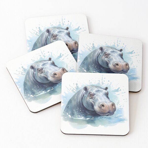 Item preview, Hippo Art #11 | Hippo Lovers designed and sold by ksgraphics222.