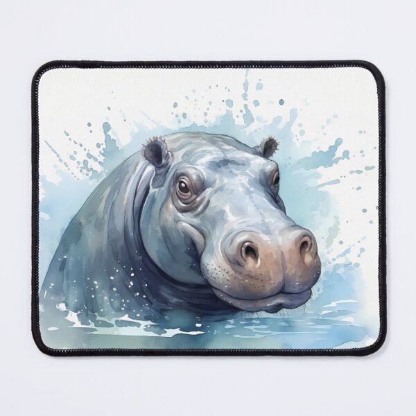 Item preview, Hippo Art #11 | Hippo Lovers designed and sold by ksgraphics222.