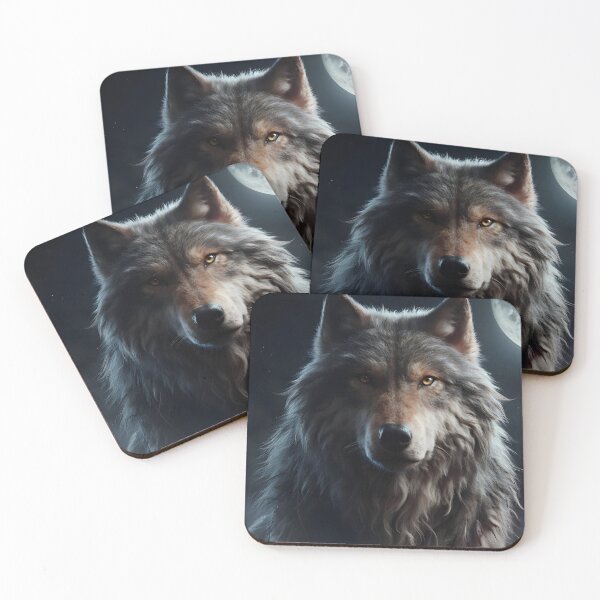 Item preview, Imposing Wolf designed and sold by GalleryBrisArt.