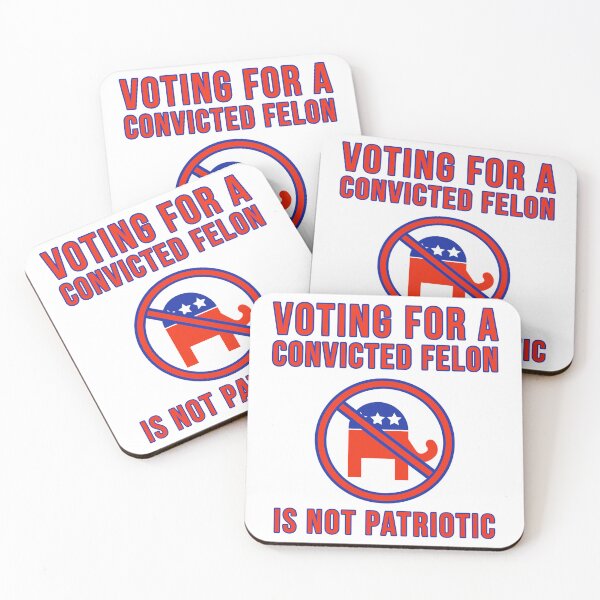 Item preview, Voting for a convicted felon is not patriotic  designed and sold by Rachel the Artist .