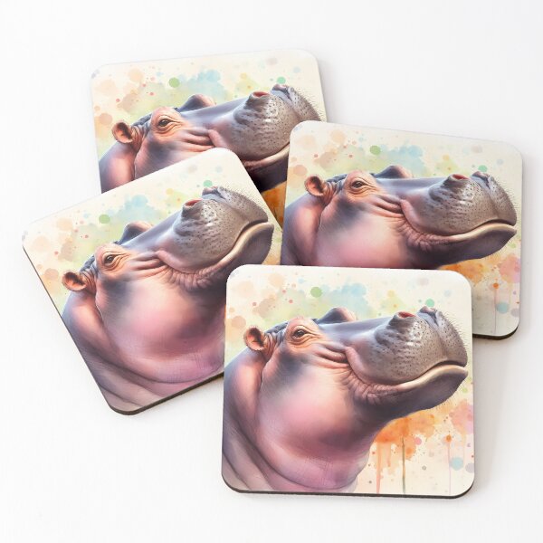Item preview, Hippo Art #13 | Hippo Lovers designed and sold by ksgraphics222.