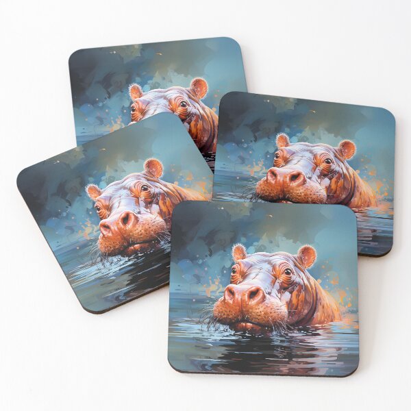 Item preview, Hippo Art #14 | Hippo Lovers designed and sold by ksgraphics222.