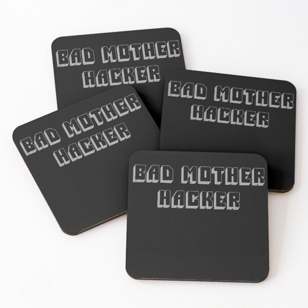 Item preview, Bad Mother Hacker Bold Tech Humor Design designed and sold by Tabu Touch.
