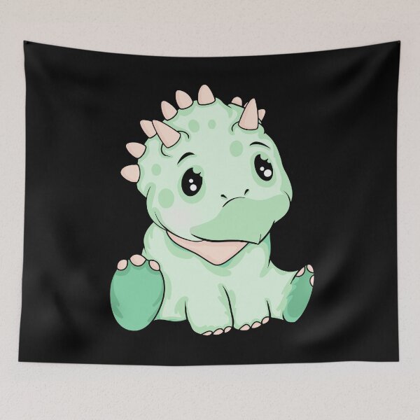 Item preview, Cute Baby Triceratops Kids Dinosaur Kawaii Triceratops designed and sold by DSWShirts.