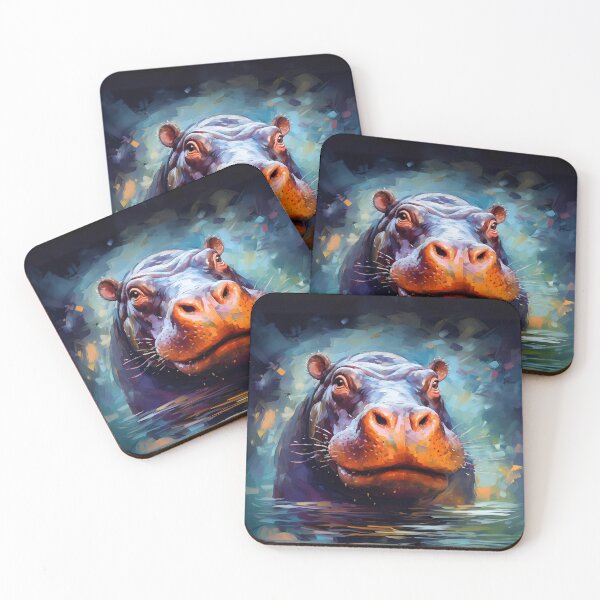 Item preview, Hippo Art #15 | Hippo Lovers designed and sold by ksgraphics222.