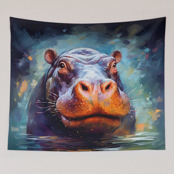 Item preview, Hippo Art #15 | Hippo Lovers designed and sold by ksgraphics222.
