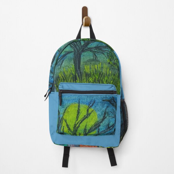Item preview, A house in the forest at sunset among the trees designed and sold by MoArtShop.