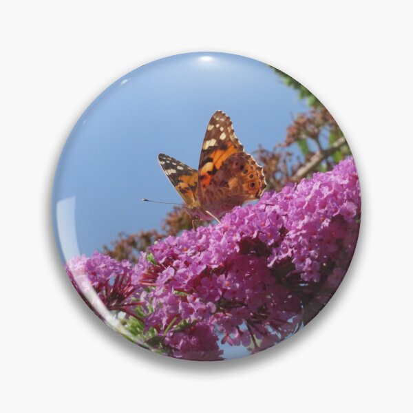 Item preview, Painted Lady & Buddleia  designed and sold by wiggyofipswich.