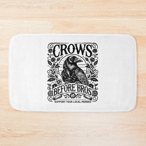 Item preview, Crows Before Bros Support Your Local Murder Raven designed and sold by silverhexagon.