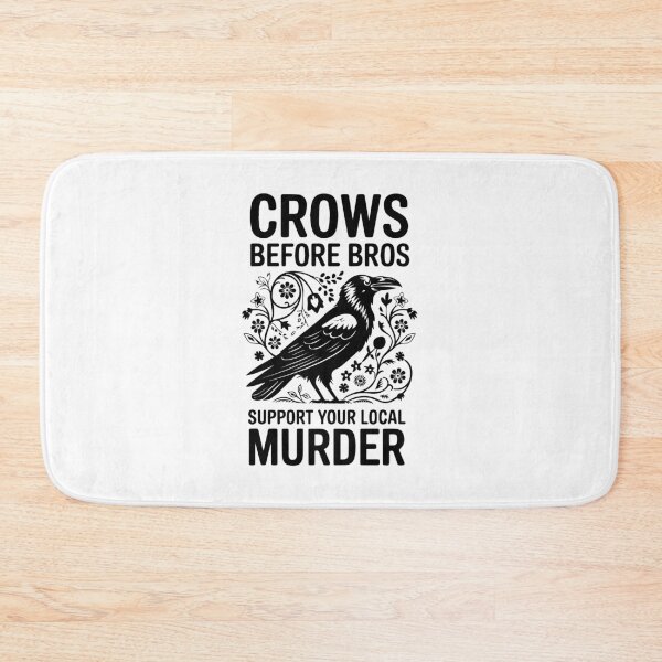 Item preview, Crows Before Bros Support Your Local Murder Crow Lover designed and sold by silverhexagon.