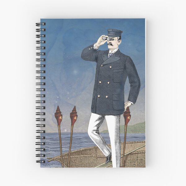 Item preview, Sea Captain Binoculars Explorer Vintage Adventure Seaside designed and sold by SoulscapeStudio.