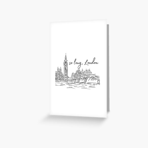 Item preview, So Long, London - Track 5 , London Skyline designed and sold by DesignByAvery.