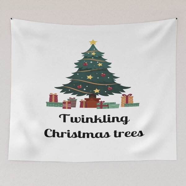 Item preview, Glittering Christmas trees. designed and sold by Foutox.