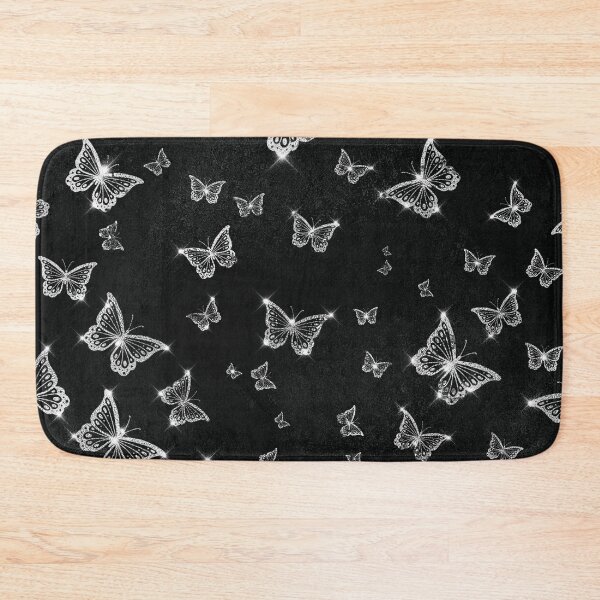 Item preview, Glowing butterflies on a black background. designed and sold by MagelliShop.