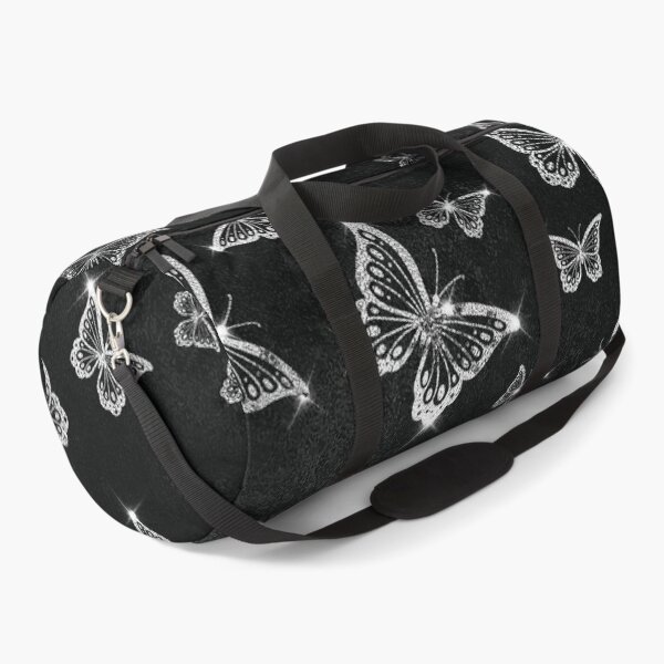 Item preview, Glowing butterflies on a black background. designed and sold by MagelliShop.