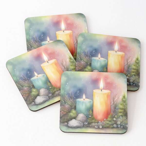 Item preview, Yuletid is Coming - Light the Candles designed and sold by CalmnessbyChoice.