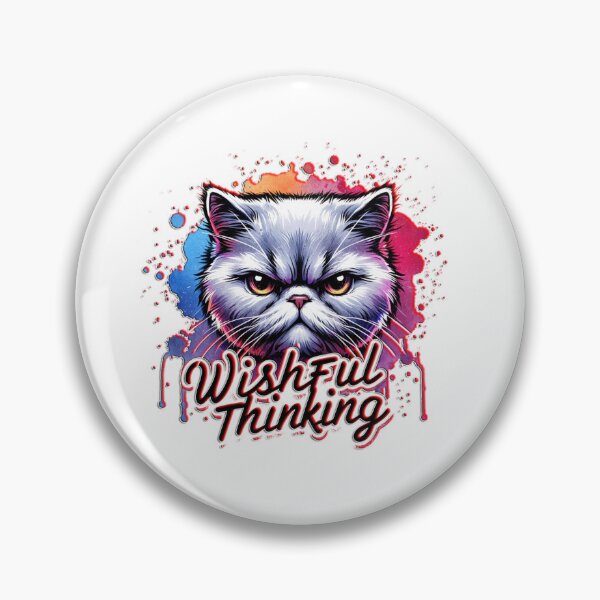 Item preview, "Wishful Thinking" – Sarcastic Cat Illustration for T-Shirts, Mugs, Stickers & More designed and sold by artedigital99.