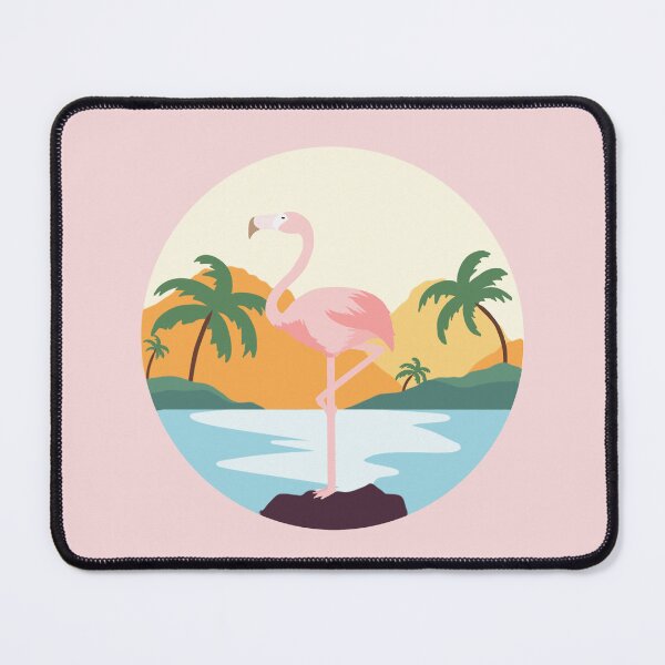 Item preview, Flamingo on The Tropic Island Summer Vibes designed and sold by Karlsefni.
