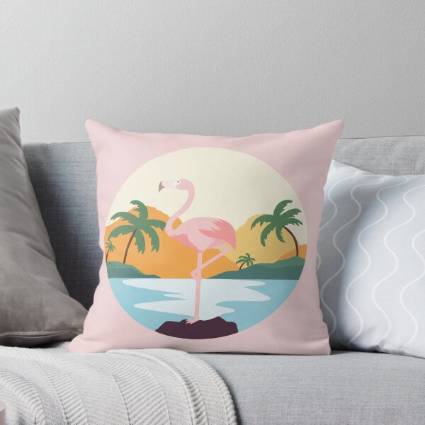 Item preview, Flamingo on The Tropic Island Summer Vibes designed and sold by Karlsefni.