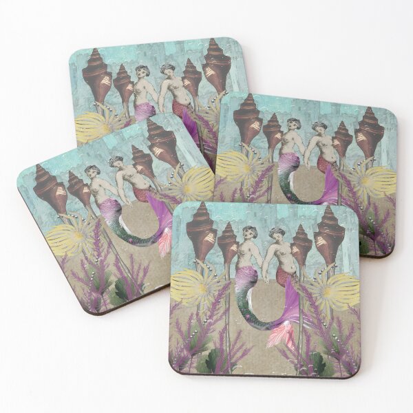 Item preview, Mermaids Fantasy Celebration Coral Reef Romance enchanted World designed and sold by SoulscapeStudio.