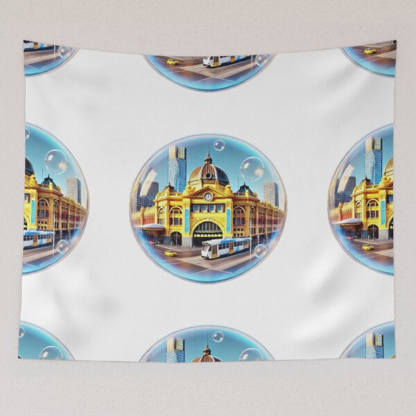 Item preview, Flinders Street Station Design designed and sold by WildVista.