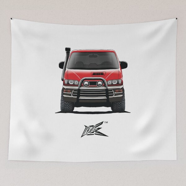 Item preview, mitsubishi delica 2800 red designed and sold by NaquashM.
