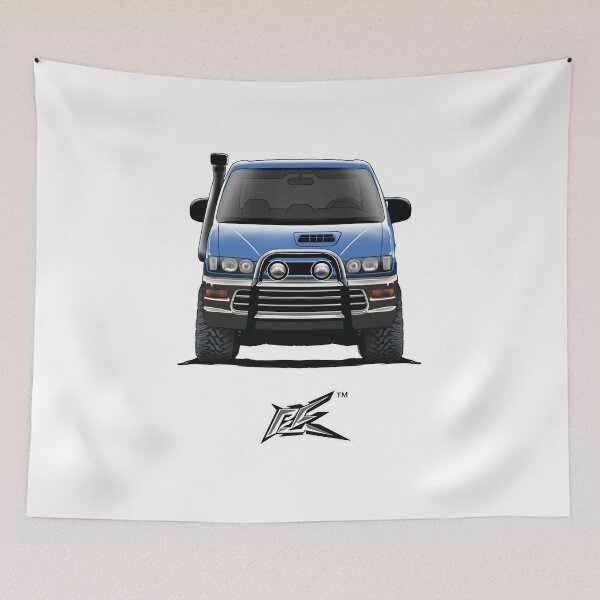 Item preview, mitsubishi delica 2800 blue  designed and sold by NaquashM.