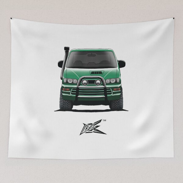 Item preview, mitsubishi delica 2800 green  designed and sold by NaquashM.