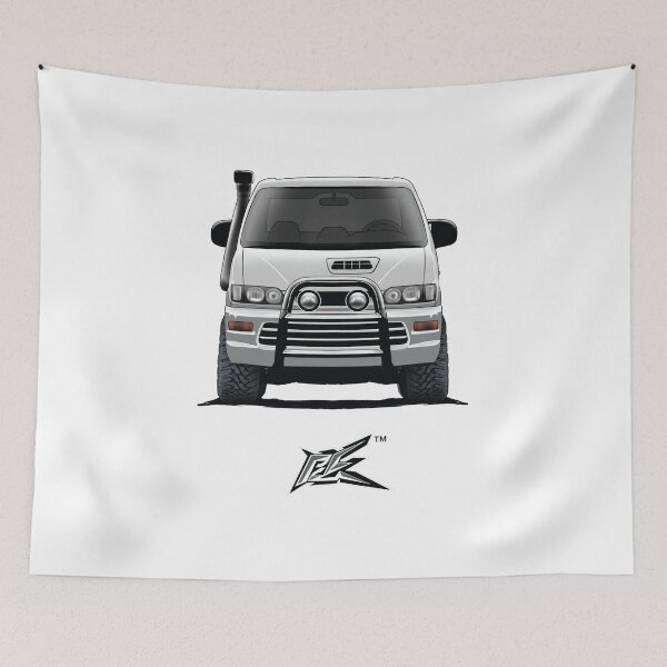 Item preview, mitsubishi delica 2800 white  designed and sold by NaquashM.