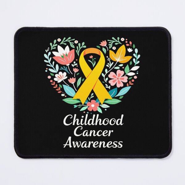Item preview, Childhood Cancer Awareness Ribbon Heart designed and sold by Mosaic-97.