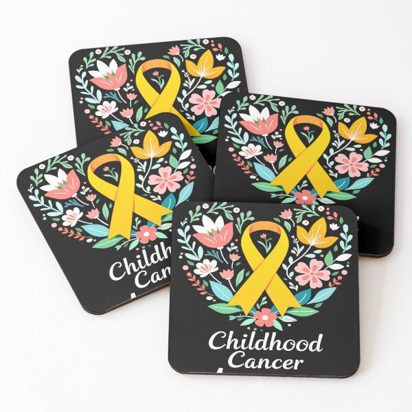 Item preview, Childhood Cancer Awareness Ribbon Heart designed and sold by Mosaic-97.