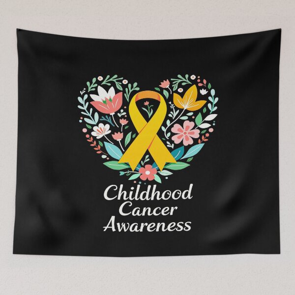Item preview, Childhood Cancer Awareness Ribbon Heart designed and sold by Mosaic-97.