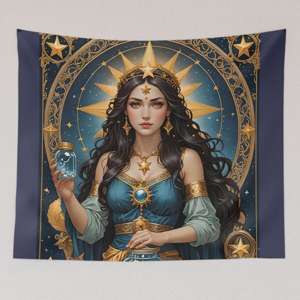 Item preview, The Star. Tarot. designed and sold by SoniaSarkali.