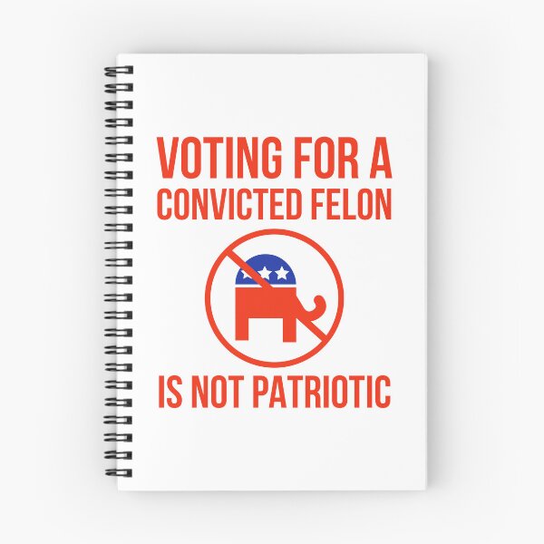 Item preview, Voting for a convicted felon is not patriotic  designed and sold by Rachel the Artist .
