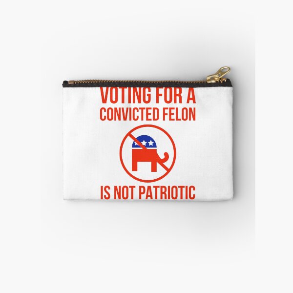 Item preview, Voting for a convicted felon is not patriotic  designed and sold by Rachel the Artist .