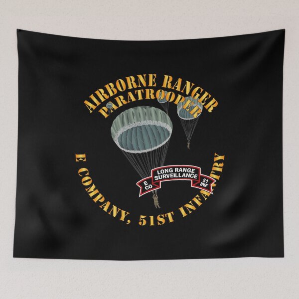 Item preview, Airborne Ranger - E Company- 51st Infantry (Ranger) designed and sold by Military Insignia Products.