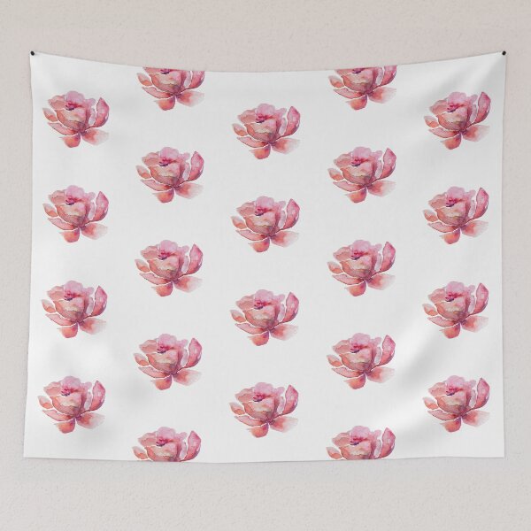 Item preview, Hand Drawn Watercolor Pink Flower designed and sold by Roya10.