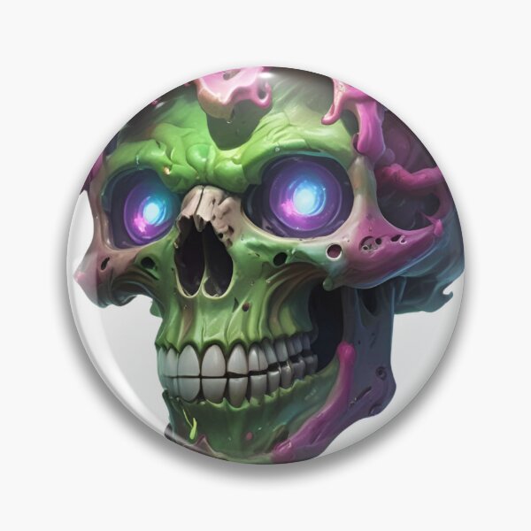 Item preview, Psychedelic Bubblegum Skull Brainiac Design designed and sold by ComiTEES.