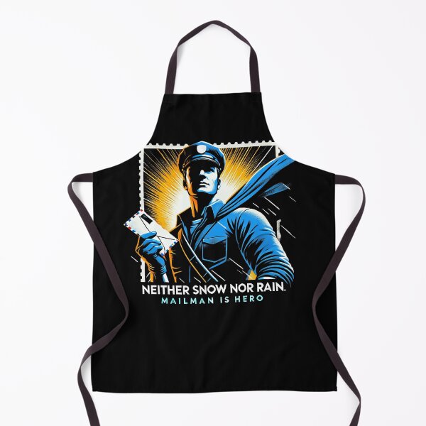 Item preview, Mailman Hero - Neither Snow Nor Rain Heroic Mailman Vintage Postal Service Design designed and sold by Tabu Touch.