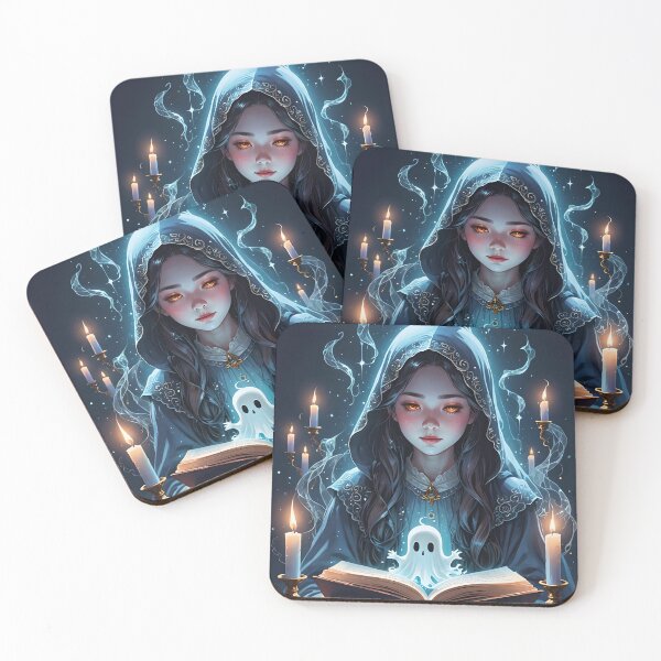 Item preview, Floating Candles, Ghosts And Young Witch designed and sold by taiche.