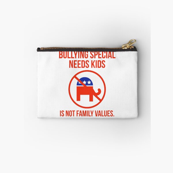 Item preview,  Bullying special needs kids is not family values  designed and sold by Rachel the Artist .